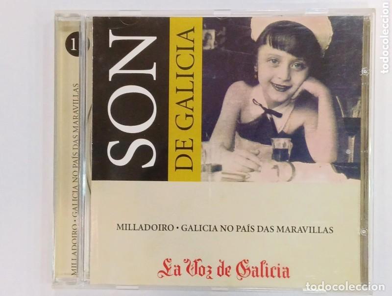 Libros antiguos: Son de Galicia. Milladoiro - Galicia no pais das maravillas - CD - La Voz de Galicia - Sin Especific