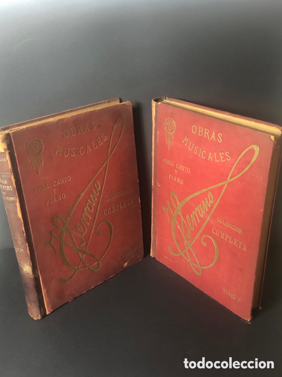 Libros antiguos: COLECCION COMPLETA DE LAS OBRAS MUSICALES DEL MAESTRO D.JOSE SERRANO - A&Ntilde;O 1912