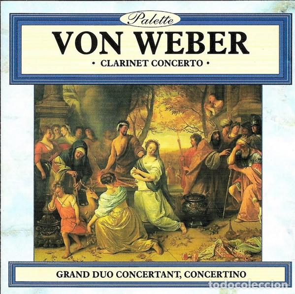 Libros antiguos: Von Weber Clarinet Concerto - CD - Von Weber