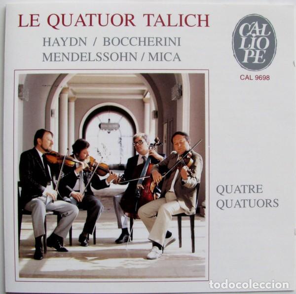 Libros antiguos: Quatre Quatuors. CD Album - Quatre Quatuors