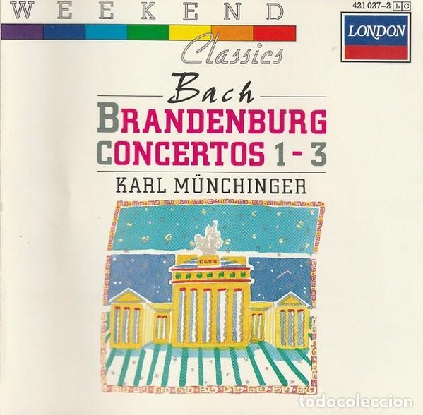 Libros antiguos: Bach &ndash; Karl M&uuml;nchinger &ndash; Brandenburg Concertos 1&ndash;3 - Bach - Sin Especificar