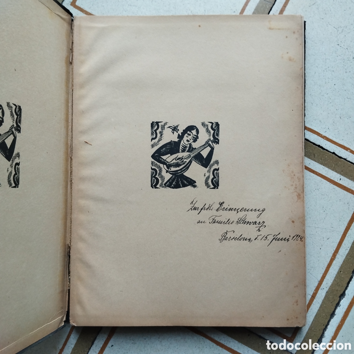Libros antiguos: Deutscher Liederwald Die sch&ouml;nsten deutschen Volkslieder f&uuml;r Klaviermit Text - herausgegeben von: He - Foto 2