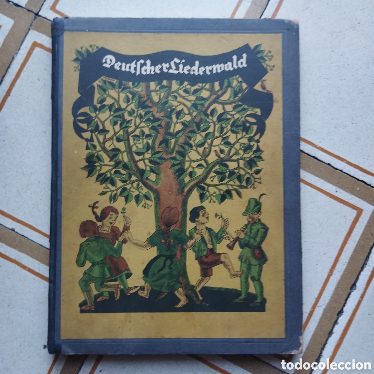 Libros antiguos: Deutscher Liederwald Die sch&ouml;nsten deutschen Volkslieder f&uuml;r Klaviermit Text - herausgegeben von: He - Foto 1