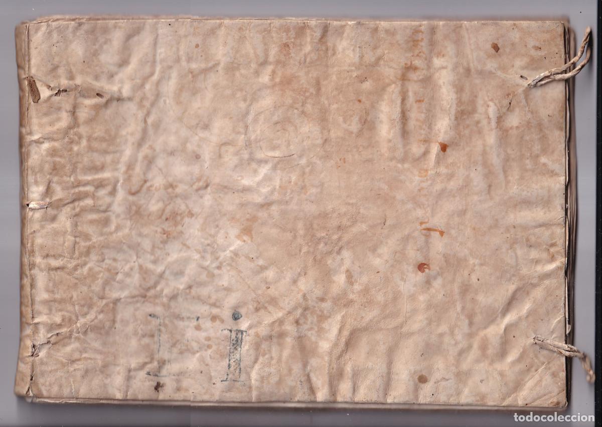 Libros antiguos: MANUSCRITO DE M&Uacute;SICA DEL SIGLO XVIII. VERSOS PARA &Oacute;RGANO. ENCUADERNADO EN PERGAMINO