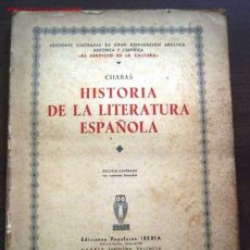 Libros antiguos: HISTORIA DE LA LITERATURA ESPAÑOLA. Lote 8527573