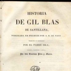 Libros antiguos: 1835: GIL BLAS DE SANTILLANA