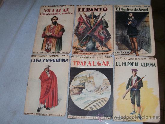 Libros antiguos: EPISODIOS HISTORICOS - - Foto 3