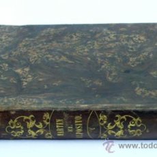 Libros antiguos: MARTIN EL EXPOSITO O MEMORIAS DE UN AYUDA DE CÁMARA, EUGENIO SUE. TOMO IV. BARCELONA 1847