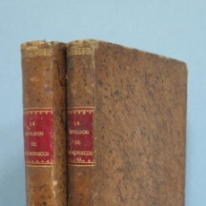 Libros antiguos: 1867.- OMM-AL-KIRAM O LA ESPULSION DE LOS MORISCOS. VICENTE BOIX. ILUSTRADO LITOGRAFIAS. 2 TOMOS. Lote 47192885