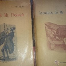 Libros antiguos: TOMO I-II- AVENTURAS DE MISTER PICKWICK DE C. DICKENS- AÑOS 1920/30 EDITORIAL SATURNINO CALLEJA. Lote 51094920