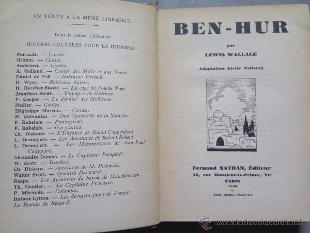 Libros antiguos: Ben-Hur - Foto 5