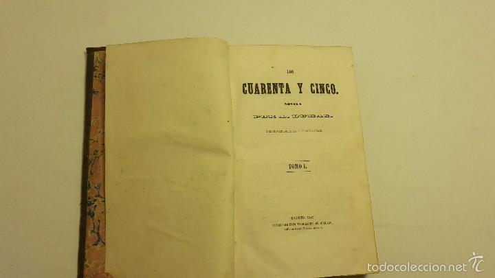 Libros antiguos: LOS CUARENTA Y CINCO - Foto 3