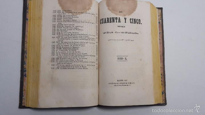 Libros antiguos: LOS CUARENTA Y CINCO - Foto 5