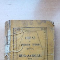Libros antiguos: BUG-JARGAL DE VICTOR HUGO TOMO 1 POR EUGENIO DE OCHOA 1835 UNAS 230 PAGINAS