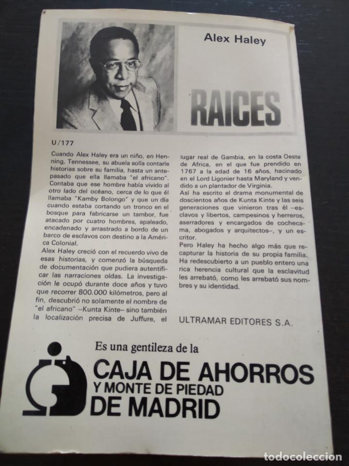 Libros antiguos: RAICES - Foto 2