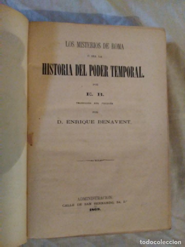 Los Misterios De Roma - Año 1869 - Anticlerical - Comprar Libros ...