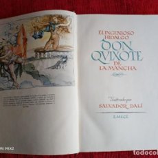 Libros antiguos: EL QUIJOTE EDICIÓN LIMITADA Y NUMERADA ILUSTRADO POR DALÍ Y ALONSO. Lote 165855706