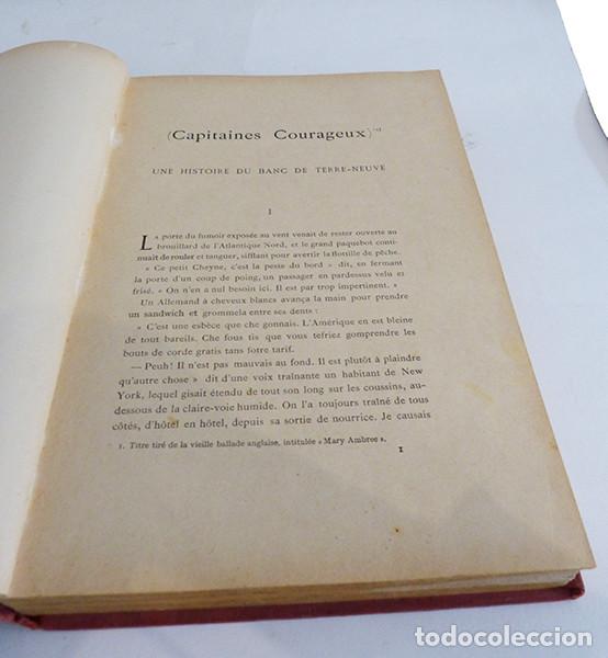 Libros antiguos: Capitaines Courageux de Kipling (1909) - Foto 6