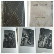 Libros antiguos: OBRAS DE MUSSET (1879) - TOMO 7, CON SEIS OBRAS Y TRES GRABADOS.. Lote 284623838