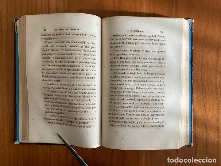 Libros antiguos: Los Hijos de Eduardo (Guerra Dos Rosas) G. Nieritz Ed. Mellado Madrid - Ilustrado 4 láminas - 1854 - Foto 6 - 290226173