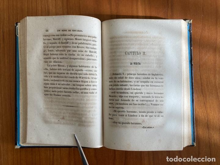 Libros antiguos: Los Hijos de Eduardo (Guerra Dos Rosas) G. Nieritz Ed. Mellado Madrid - Ilustrado 4 láminas - 1854 - Foto 7 - 290226173