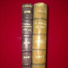 Libros antiguos: 2 X 1 -- 2 LIBROS DE JOSE Mª DE PEREDA Y DE JUAN VALERA - LOS HOMBRES DE PRÓ Y DOÑA LUZ - AÑO 1899. Lote 321183473