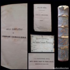 Libros antiguos: OBRAS COMPLETAS DE FERNAN CABALLERO - UNA EN OTRA — 1861