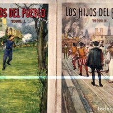 Libros antiguos: EUGENIO SUE : LOS HIJOS DEL PUEBLO - DOS TOMOS (SOPENA, C. 1930). Lote 346738228