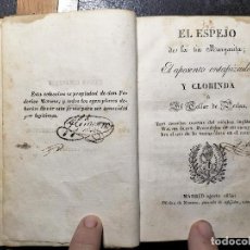 Libros antiguos: WALTER SCOTT: EL ESPEJO DE LA TÍA MARGARITA; EL APOSENTO ENTAPIZADO... 1.ª EDIC. ES ESPAÑOL. 1830.. Lote 354922578