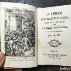 Libros antiguos: CÁRLOS DICKENS: LA CAMPANA DE DIFUNTOS / FEDERICO SOULIÉ: LA QUINTA EN VENTA. MÁLAGA, 184.... Lote 355407120