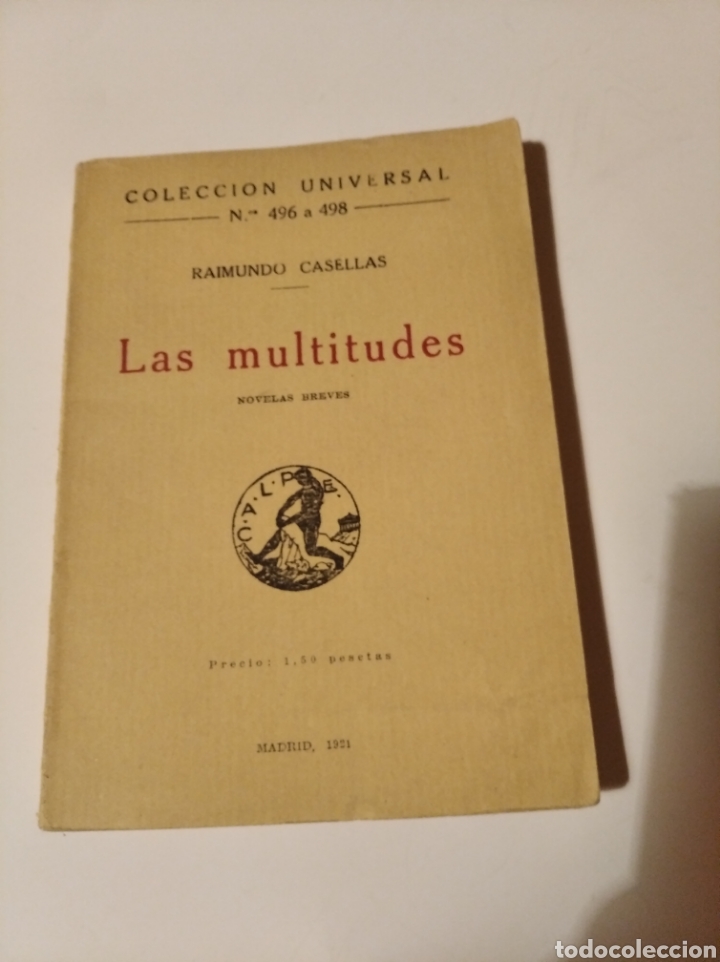 Libros antiguos: Libro las multitudes - Foto 1