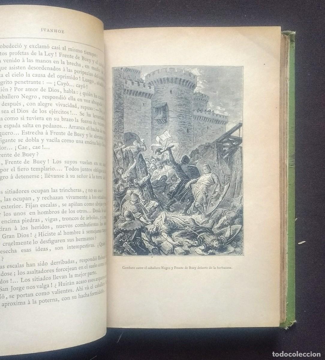 Libros antiguos: IVANHOE - WALTER SCOTT - 1883 - 2 TOMOS - COMPLETA. - Foto 4