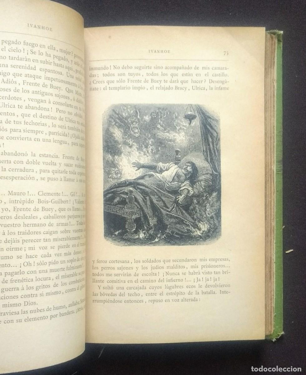 Libros antiguos: IVANHOE - WALTER SCOTT - 1883 - 2 TOMOS - COMPLETA. - Foto 5
