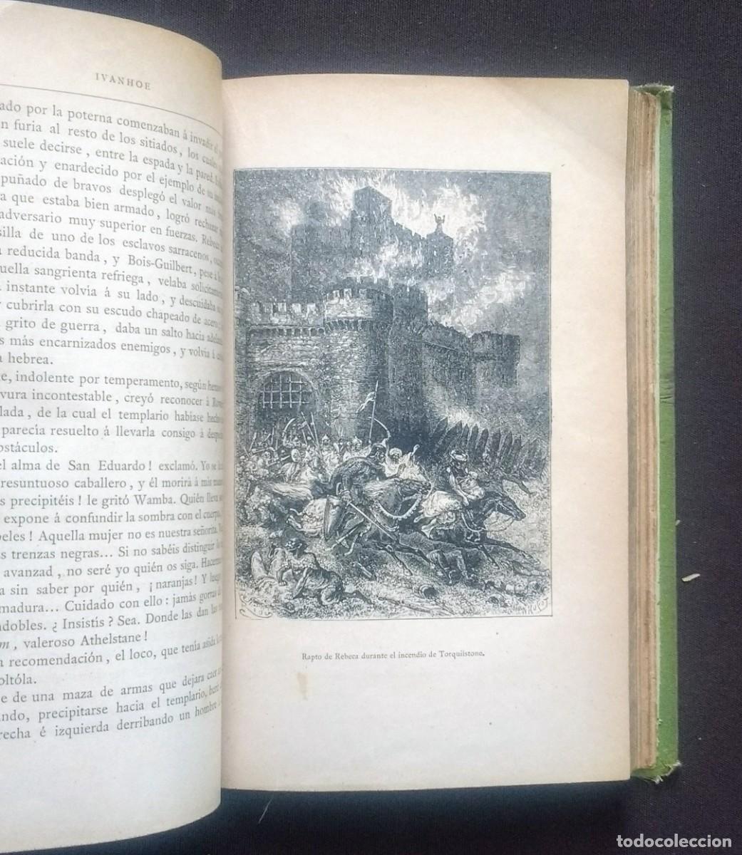 Libros antiguos: IVANHOE - WALTER SCOTT - 1883 - 2 TOMOS - COMPLETA. - Foto 6
