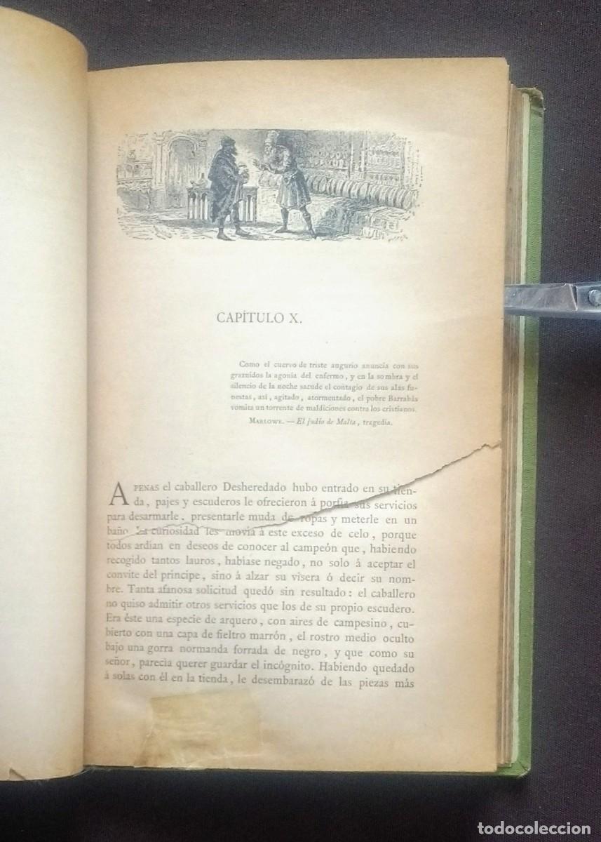 Libros antiguos: IVANHOE - WALTER SCOTT - 1883 - 2 TOMOS - COMPLETA. - Foto 9