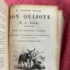 Libros antiguos: DON QUIJOTE. MIGUEL DE CERVANTES. PARIS. ED. PARIS. 1889.