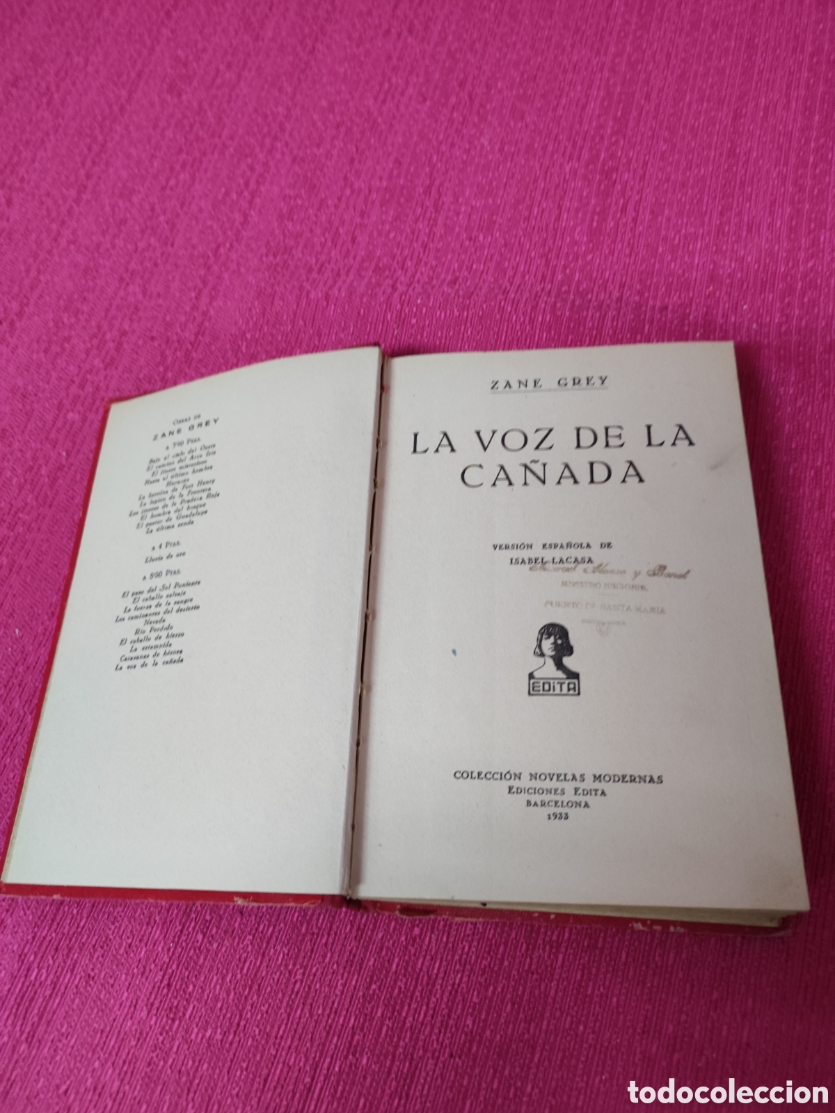 Libros antiguos: La voz de la ca&ntilde;ada - Foto 2
