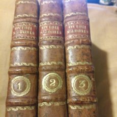 Libros antiguos: ~~~~ ANTIGUOS TRES TOMOS PUBLIO OVIDIO NASONIS-1717, OPERA, METAMORFOSIS, MIDEN 12 X 7 CM. ~~~~