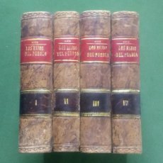 Libros antiguos: LOS HIJOS DEL PUEBLO - EUGENIO SUE - 1904 - PRIMERA EDICION ÍNTEGRA EN ESPAÑA - COMPLETA 4 VOL.
