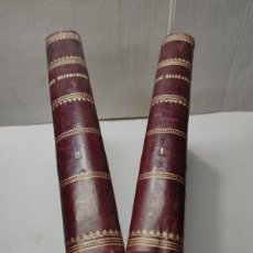 Libros antiguos: LIBROS - LOS MISERABLES - VÍCTOR HUGO - VERSIÓN COMPLETA 2 TOMOS CASTELLANO 1908 EDICIÓN LUJO PIEL