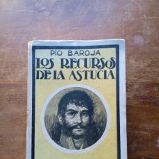 Libros antiguos: PÍO BAROJA LOS RECURSOS DE LA ASTUCIA 1920