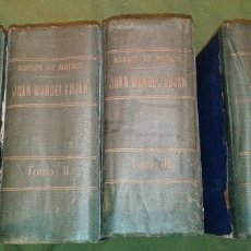 Libros antiguos: JUAN MANUEL LUJÁN EL FAMOSO BANDIDO JEREZANO-4 VOLS.-1929-ADOLFO DE MADRID