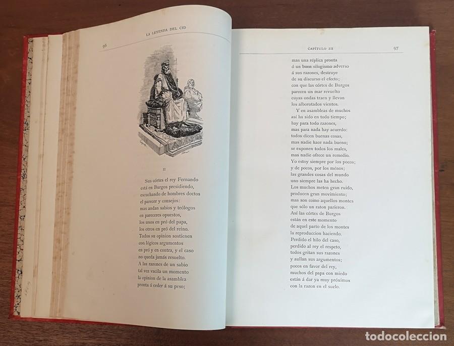 Libros antiguos: La Leyenda del Cid - Foto 6
