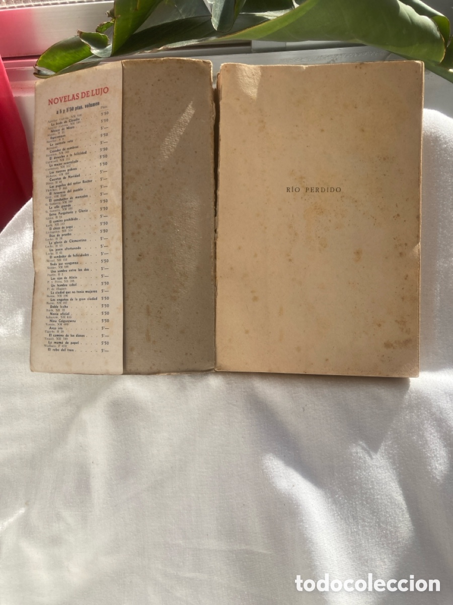 Libros antiguos: R&Iacute;O PERDIDO PRIMERA EDICI&Oacute;N - Foto 2