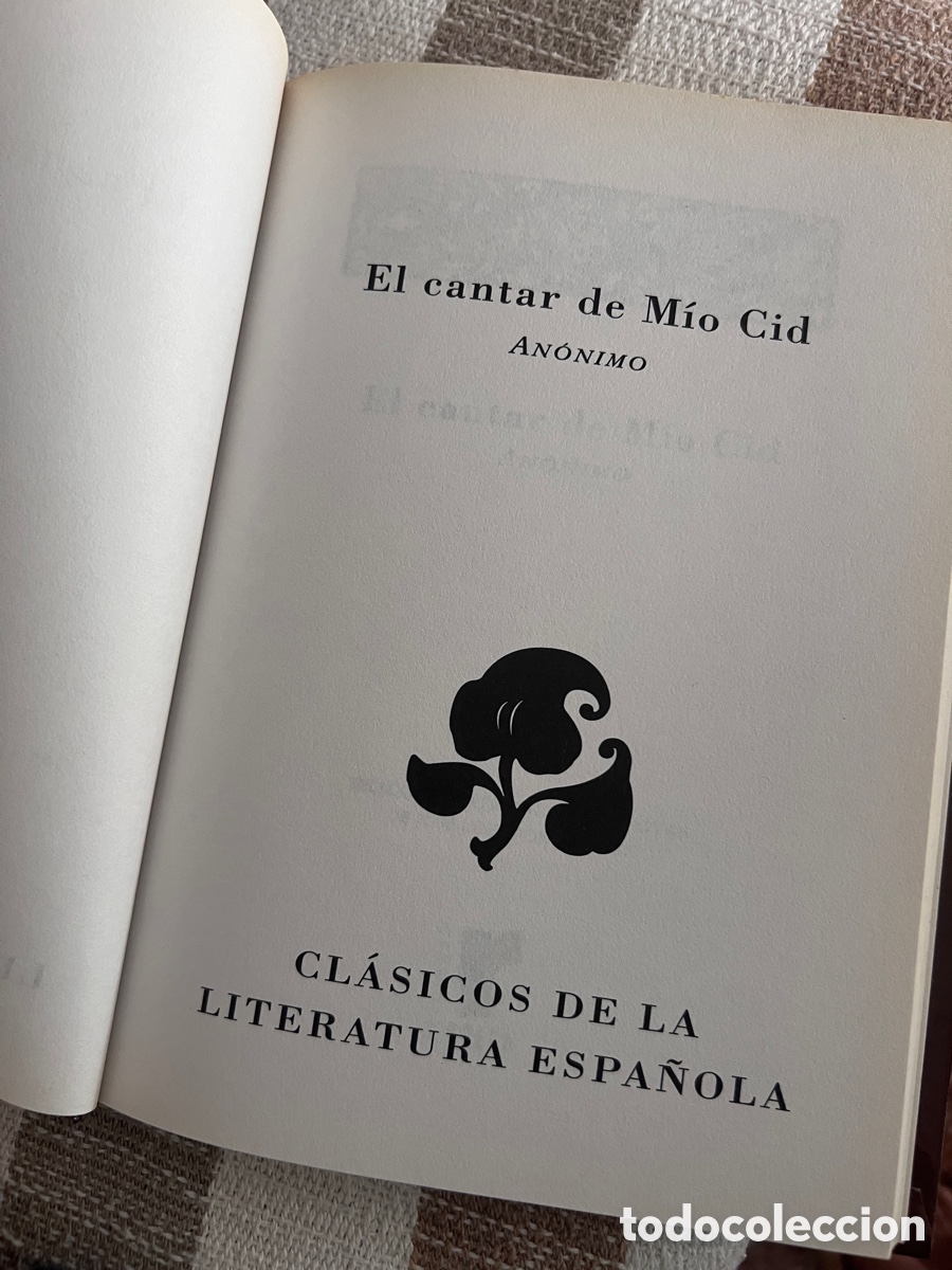 Libros antiguos: El cantar del M&iacute;o Cid - Foto 3