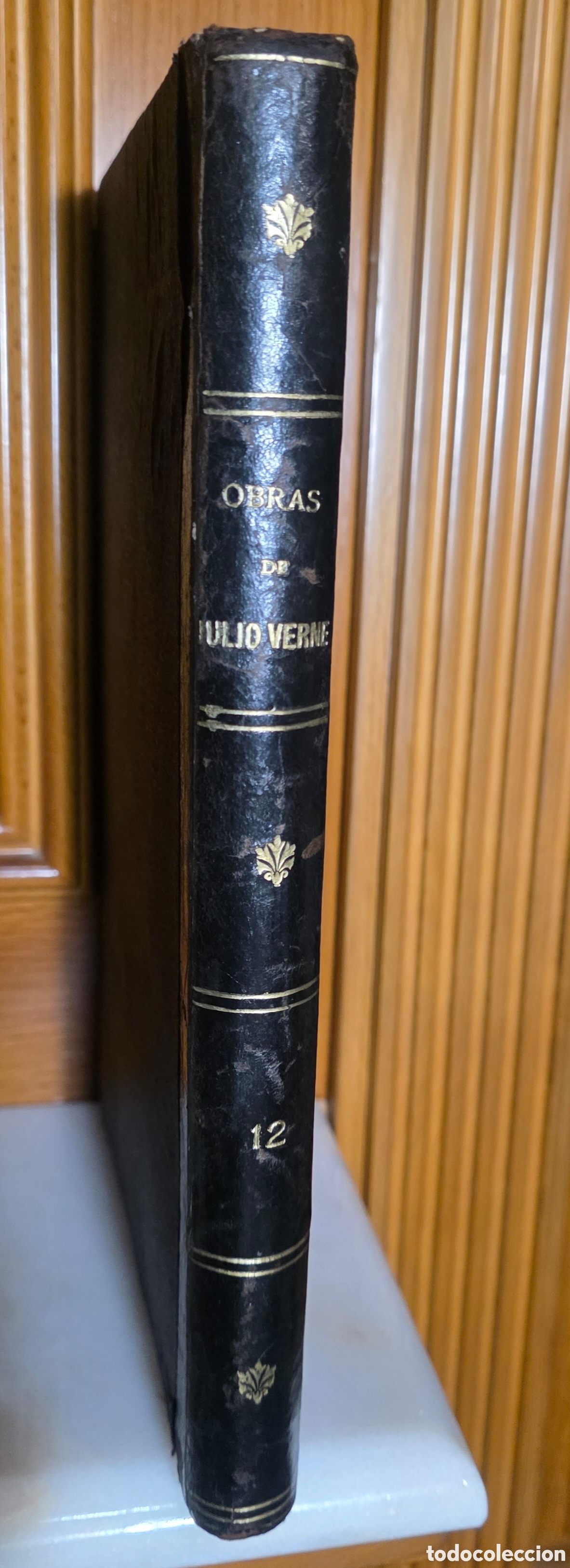 Old books: Obras de Julio Verne, 12, la trasatl&aacute;ntica