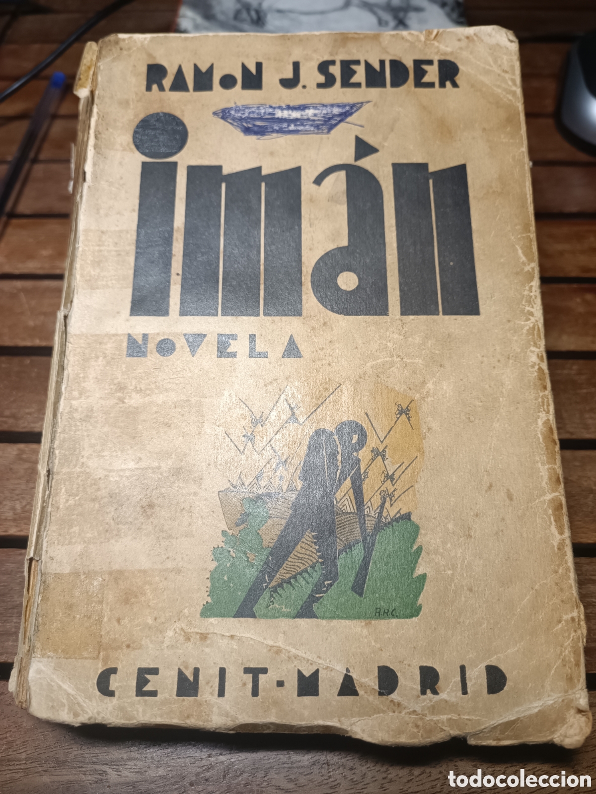 Libros antiguos: Im&aacute;n Ram&oacute;n J Sender 1930 primera edici&oacute;n cenit Madrid primera obra del autor Guerra marruecos Annual