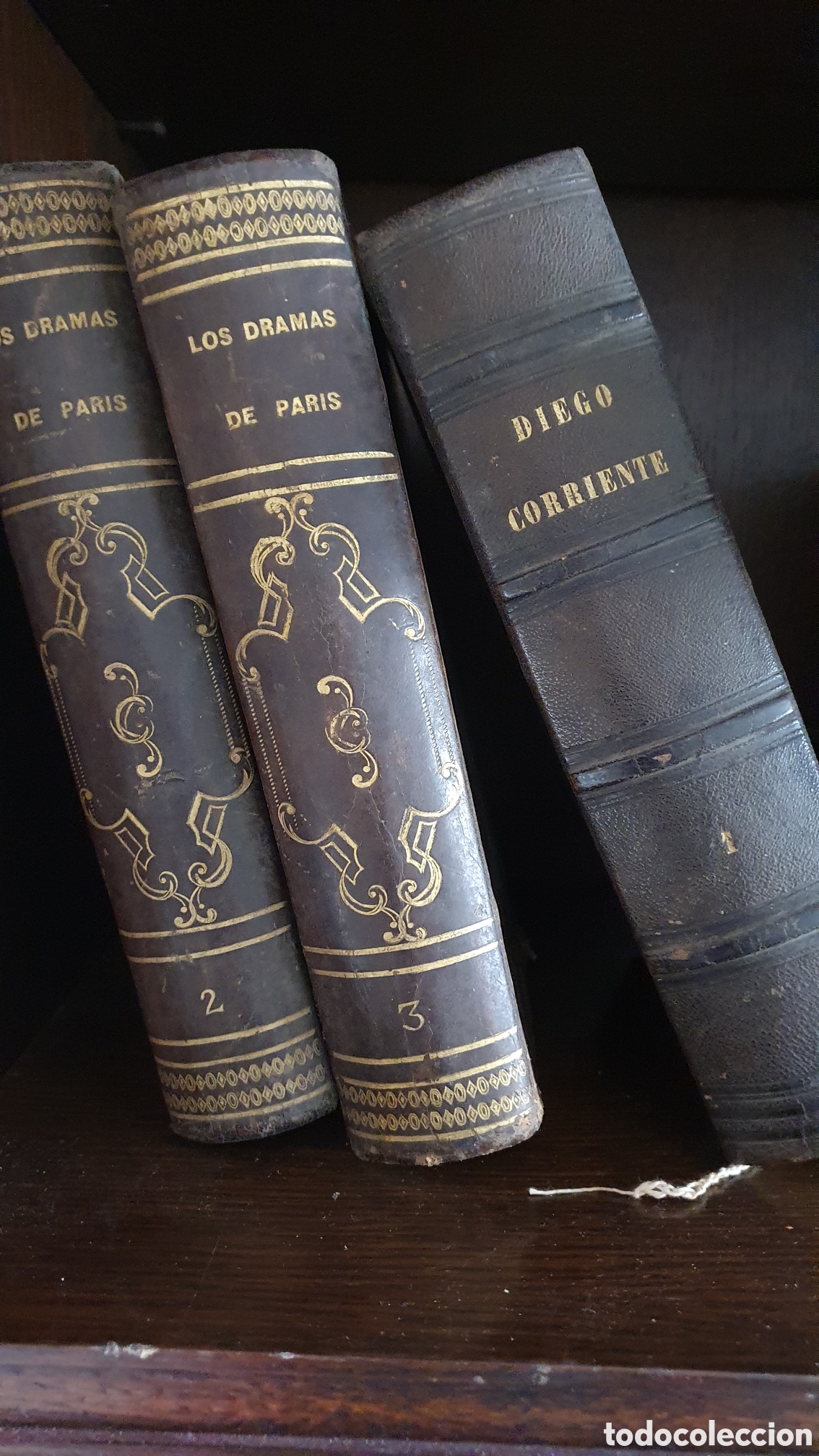 Libros antiguos: Los dramas de Paris 1868 y Diego Corriente