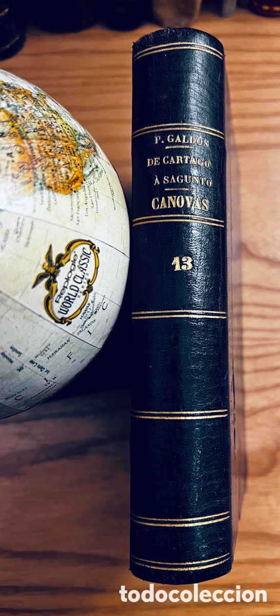 Libros antiguos: 1&ordf;Edici&oacute;n 1911 De Cartago a Sagunto y C&aacute;novas - Sello de Autenticidad del Autor