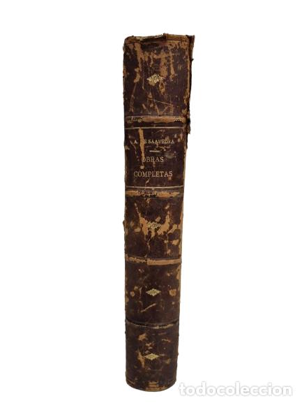 Libros antiguos: Obras Completas de D. &Aacute;ngel de Saavedra, Duque de Rivas 2 Tomos - Dibujos de Apeles Mestres - 1884